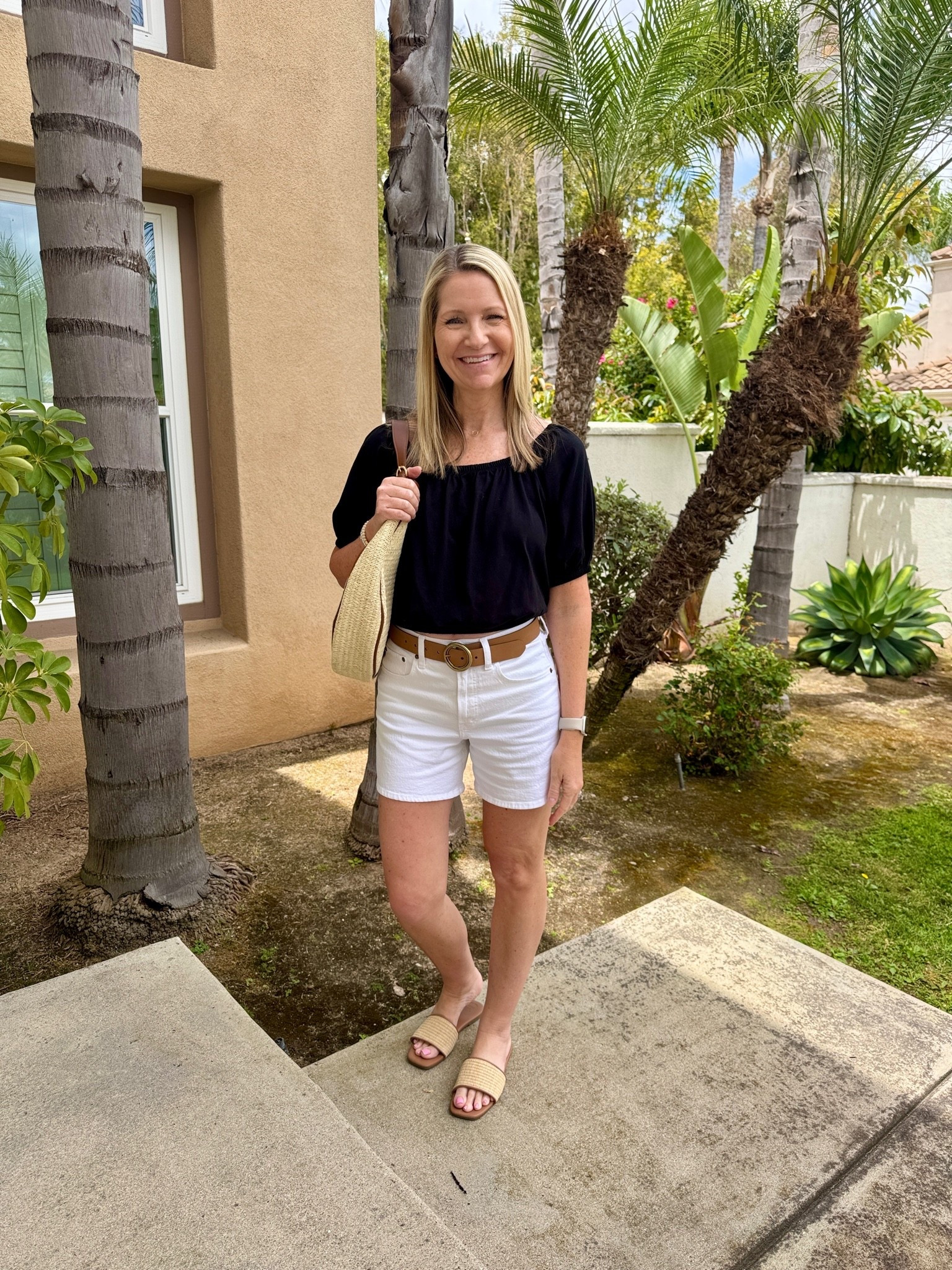 Friday Finds! I’ve been on the hunt for a new pair of white denim shorts for Summer and I should have known I would end up with the same pair I own in two colors already. 

The Abercrombie high rise Dad short is one of my favorite styles. The 4” length means I can be comfortable in them without feeling like they are too long. 

My black top is an older one but I linked a similar option. 

My bag is Old Navy and perfect for Summer. My belt and sandals are both Target.

#LTKxAbercrombie #LTKootd #LTKSeasonal