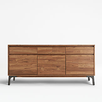 Lakin Teak Sideboard + Reviews | Crate & Barrel | Crate & Barrel