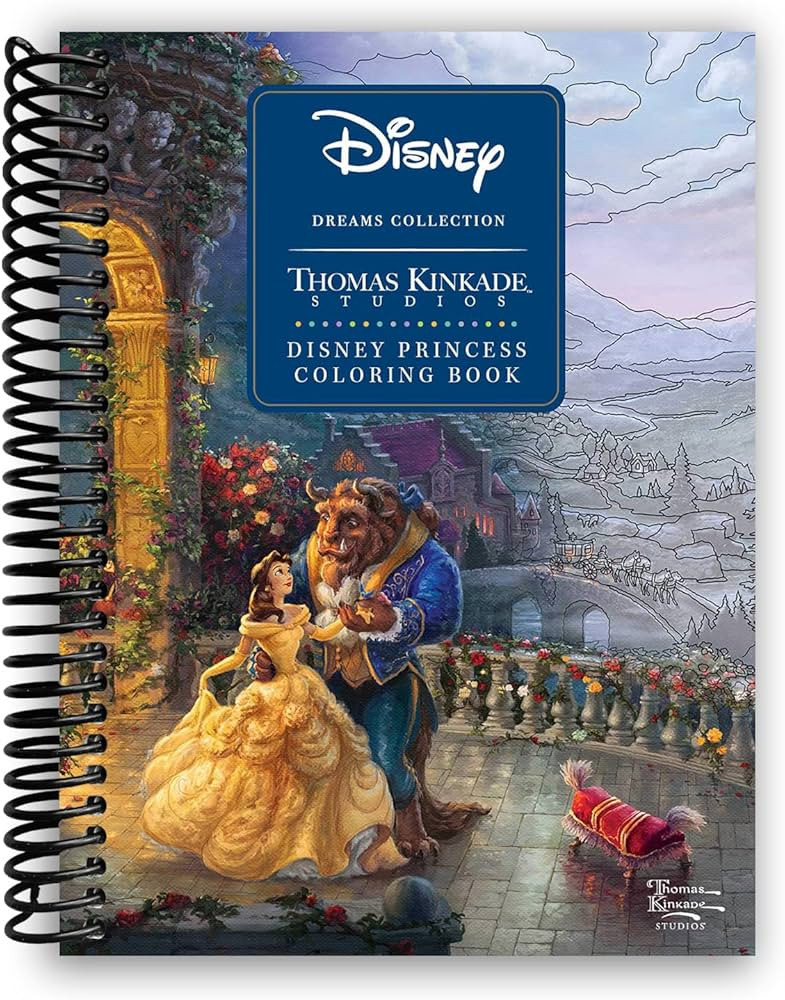 Disney Dreams Collection Thomas Kinkade Studios Disney Princess Coloring Book | Amazon (US)