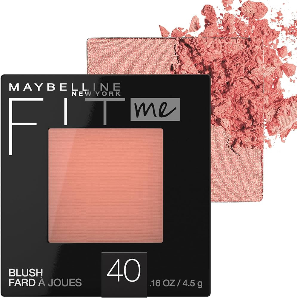 Maybelline Fit Me Blush, Lightweight, Smooth, Blendable, Long-lasting All-Day Face Enhancing Make... | Amazon (US)