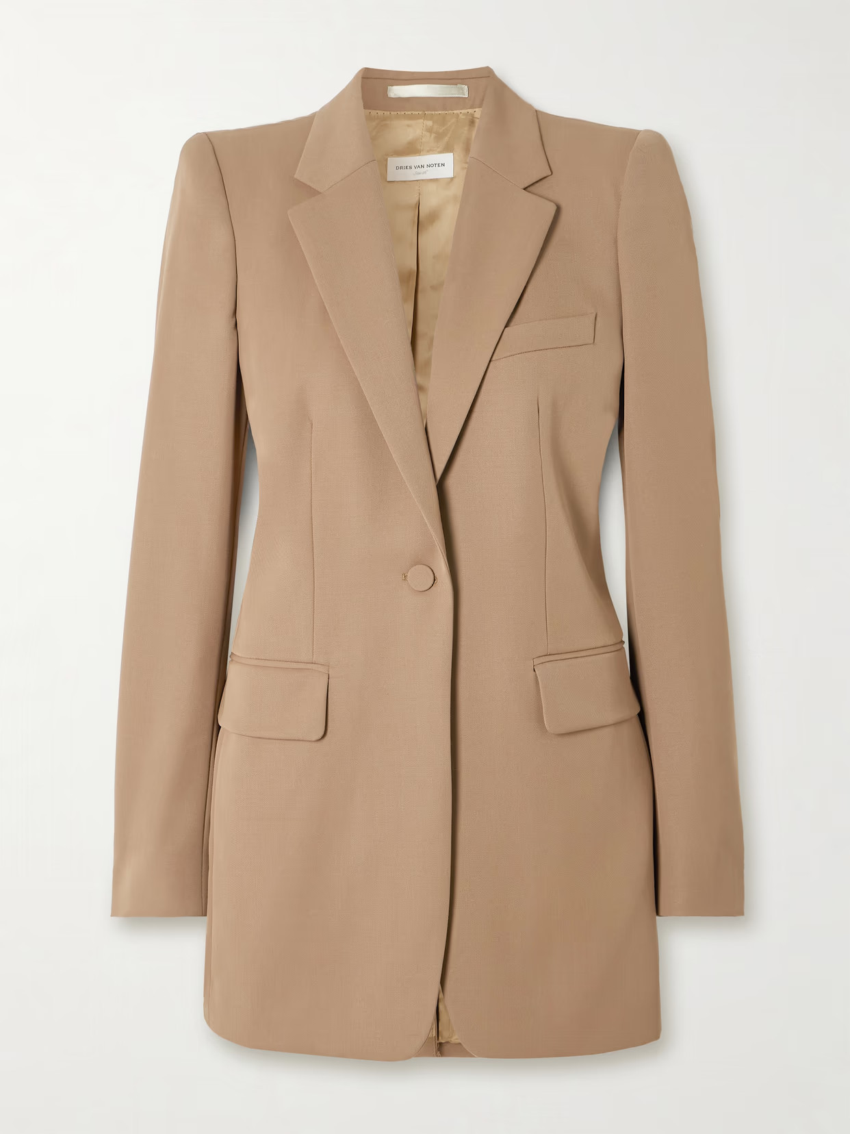Dries Van Noten - Wool Blazer - Brown | NET-A-PORTER (UK & EU)