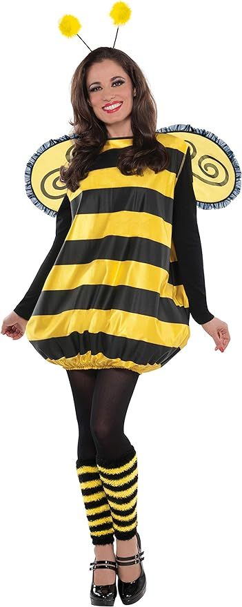 Amscan 841875 Darling Bee Costume, Adult Standard Size, 1 Piece | Amazon (US)