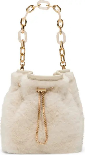 ALDO Ilynnaa Faux Fur Bucket Bag | Nordstrom | Nordstrom