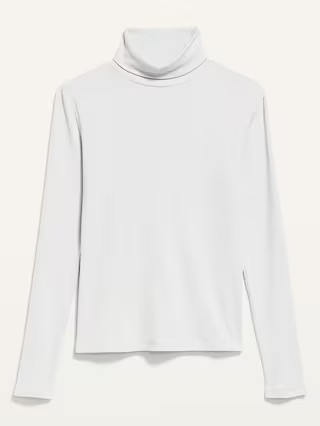 Rib-Knit Turtleneck Top for Women | Old Navy (US)