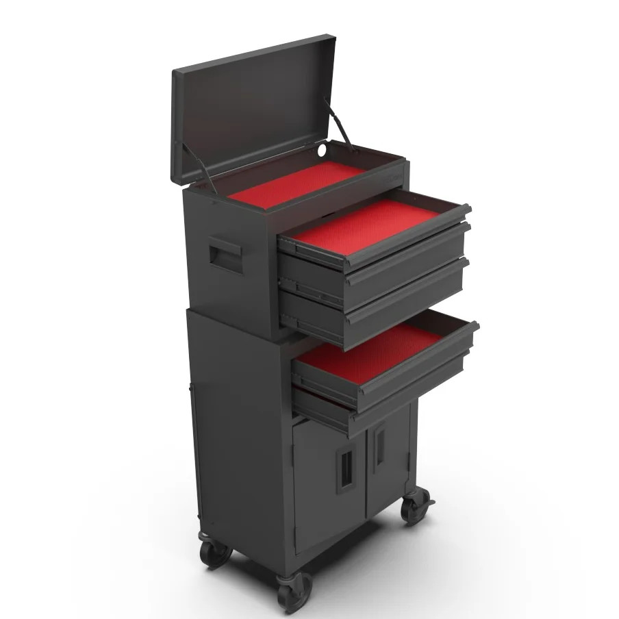 Hyper Tough 20-Inch Heavy Duty Steel Tool Chest, 400 lbs Capacity, Black | Walmart (US)