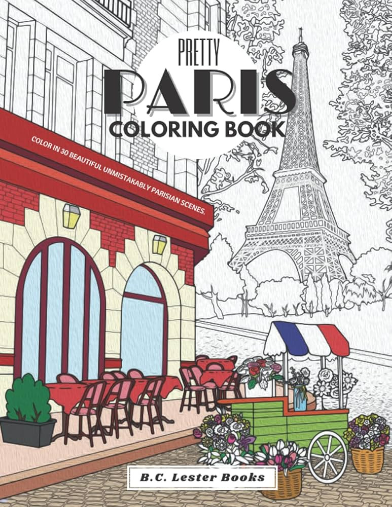 Pretty Paris: The Coloring Book: Color In 30 Beautiful Unmistakably Parisian Scenes. | Amazon (US)