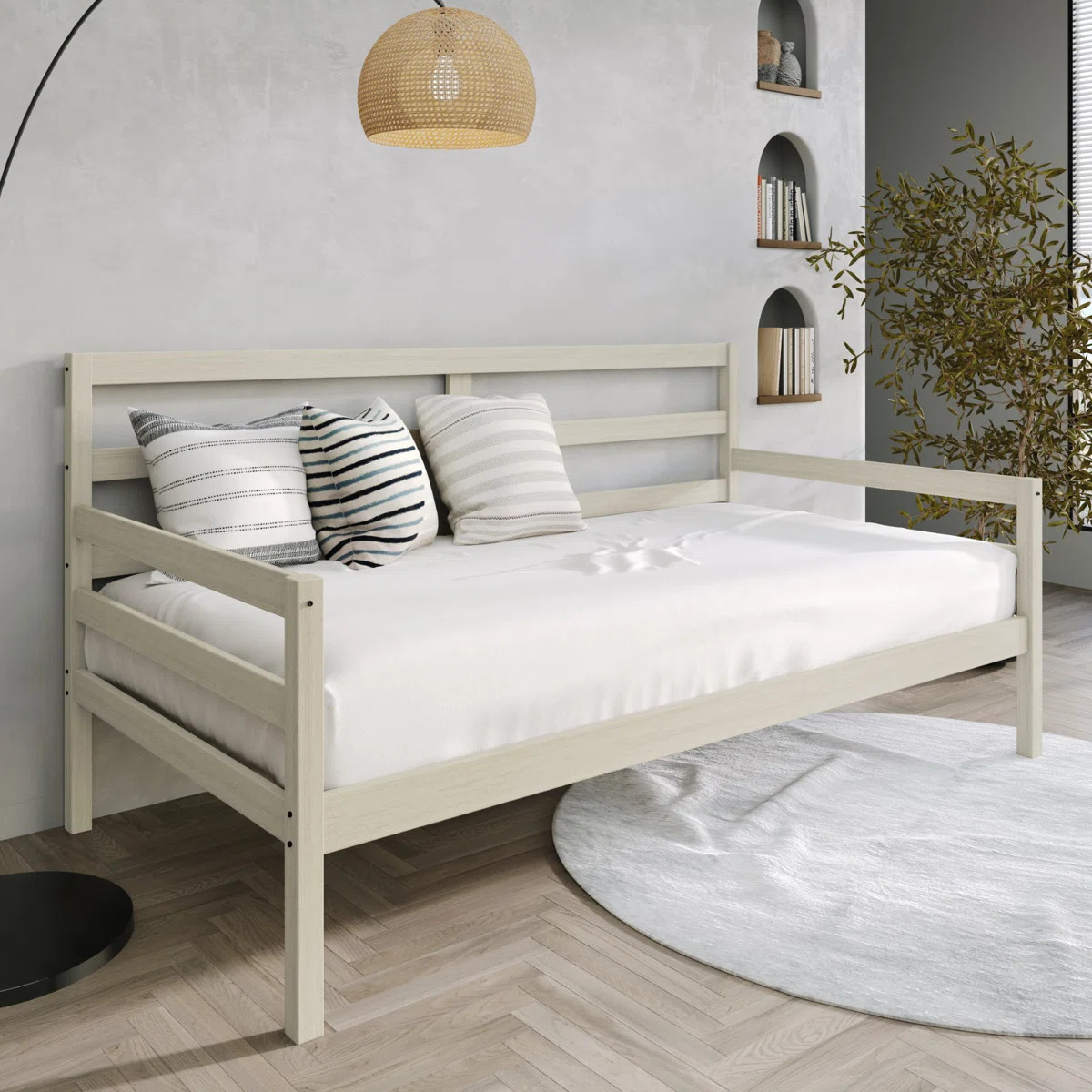 Regeana Kiln-Dried Twin Solid Wood Daybed | Wayfair North America