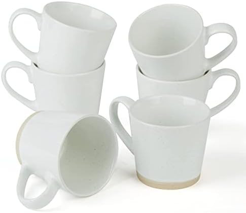 famiware Milkyway Coffee Mugs, 12 oz Coffee Mug Set for 6, Tea Cups with Handle for Coffee, Tea, ... | Amazon (US)