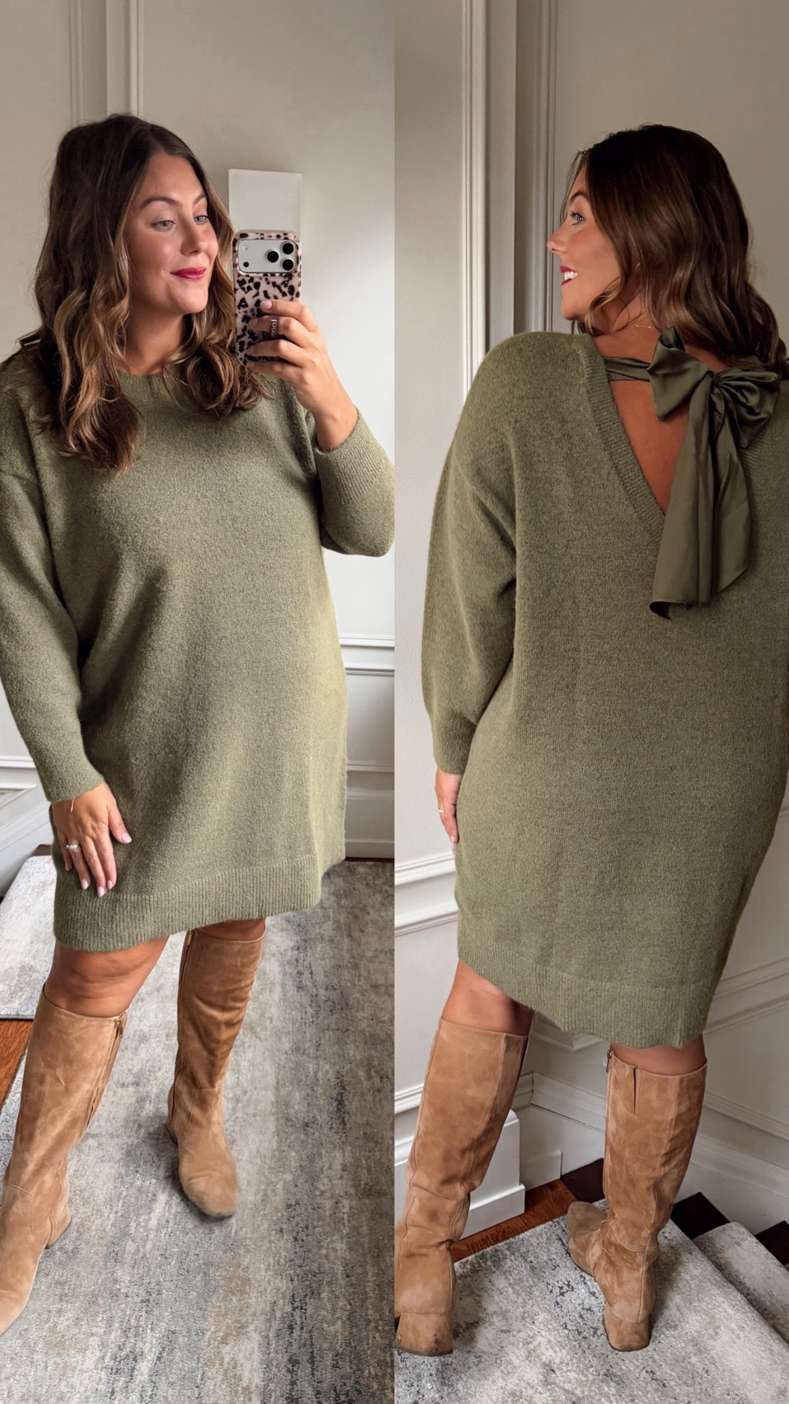This dress is the perfect holiday outfit - wearing size 2X (sized up for bump). Non-maternity, bump friendly! 

#LTKCyberWeek #LTKSaleAlert #LTKPlusSize