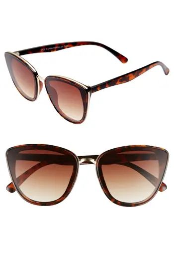 Women's Bp. 59Mm Perfect Cat Eye Sunglasses - Tort | Nordstrom