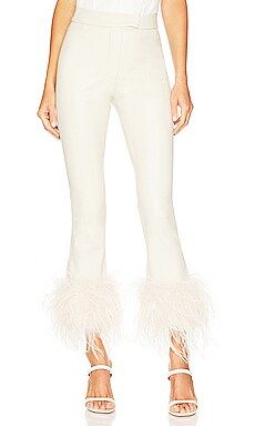 LAMARQUE Pagetta Faux Leather Pant in Bone from Revolve.com | Revolve Clothing (Global)