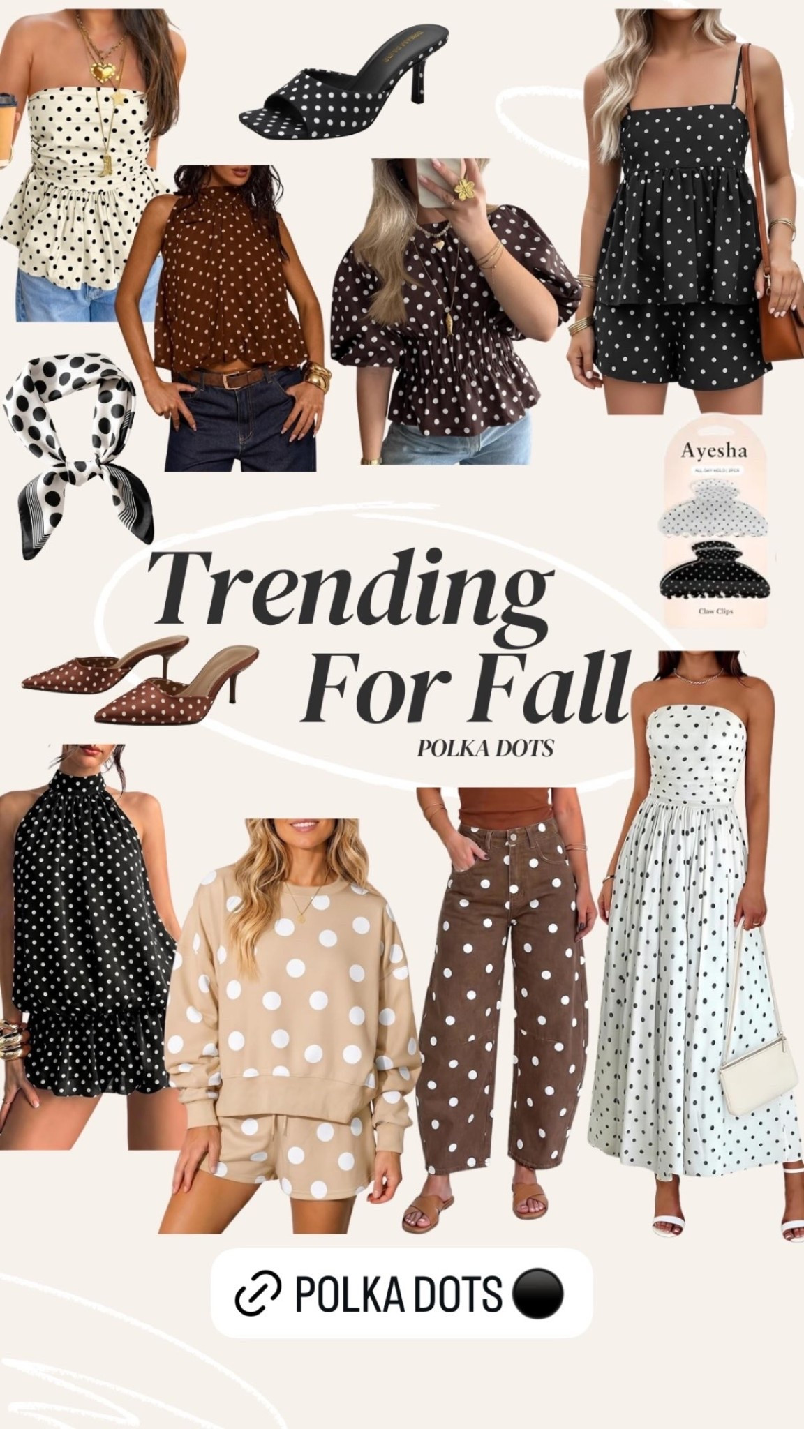 Polka dots are trending for fall, and I’m here for it! 🤎

#LTKSeasonal #LTKSaleAlert #LTKootd