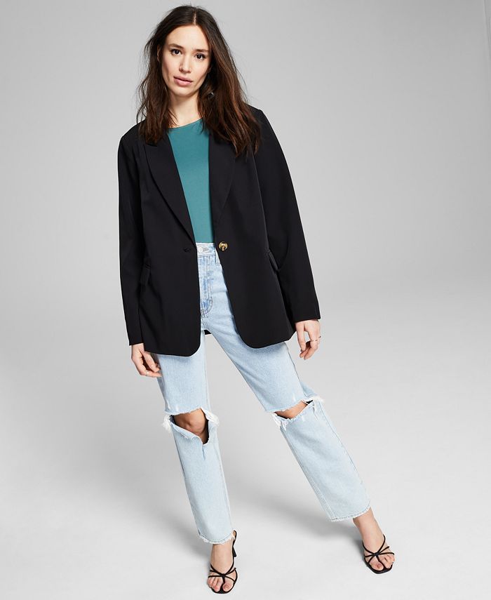 And Now This Women's Oversized Blazer & Reviews - Jackets & Blazers - Women - Macy's | Macys (US)