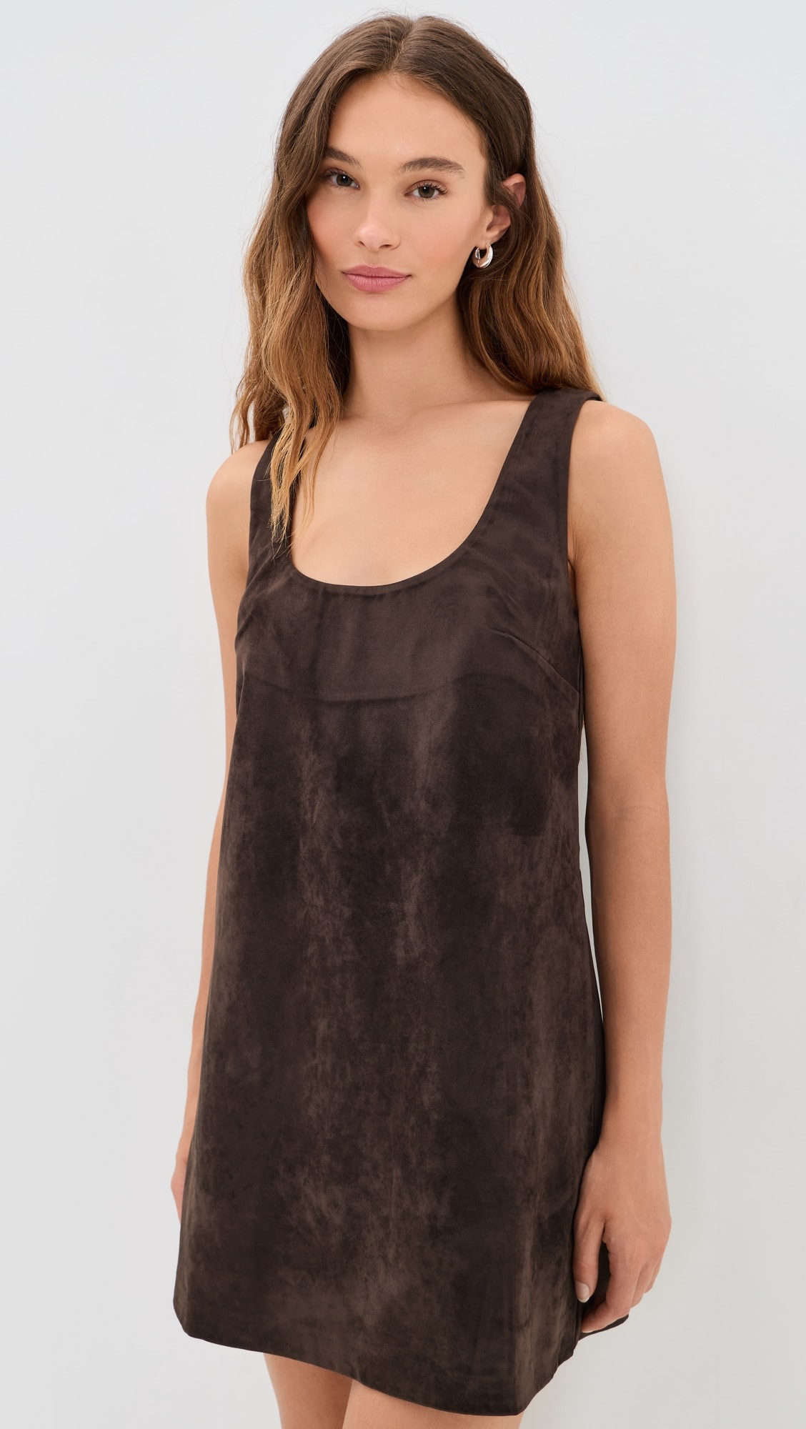 The Scoop Faux Suede Mini Dress | Shopbop