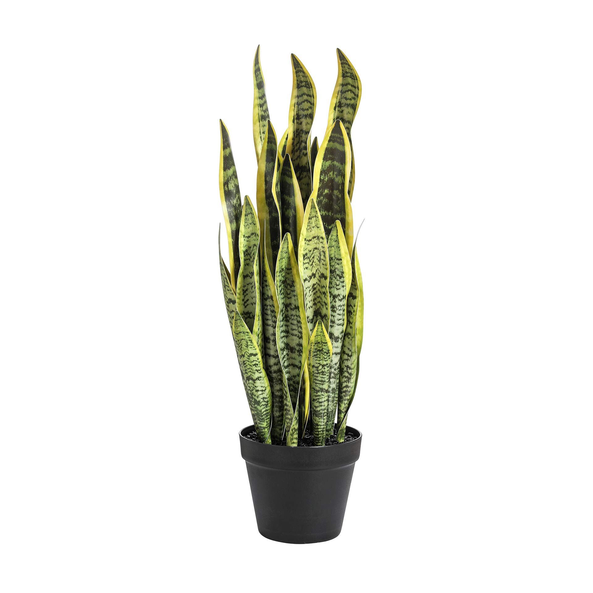 QL DESIGN Artificial Snake Plant 26 inches Fake Sansevieria Artificial Potted Plants for Indoor a... | Amazon (US)