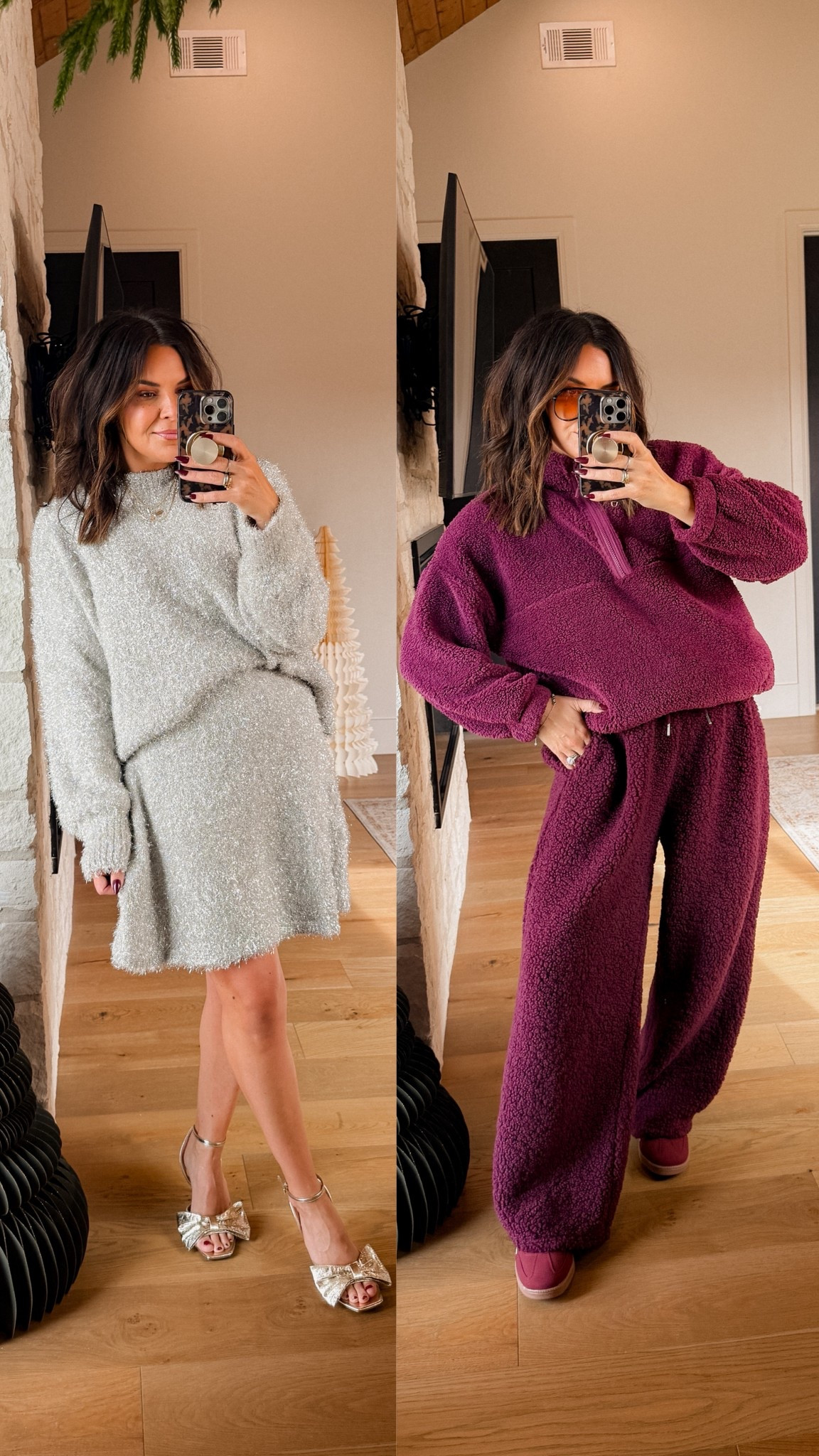 New Walmart holiday finds and cozy pieces. 
XL in all tops
Large in the dress
Sherpa pants: large (TTS)
Shoes all fit true to size

#LTKootd #LTKFindsUnder50 #LTKMidsize