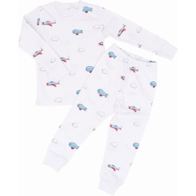 Airplane Two Piece Pajama | Maisonette