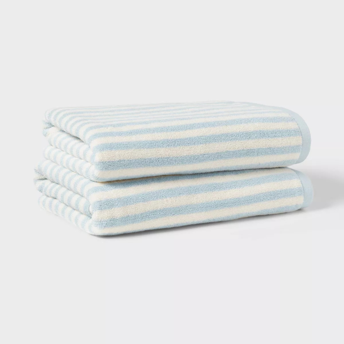 2pk Coastal Oversized Bath Towel - Threshold™ | Target