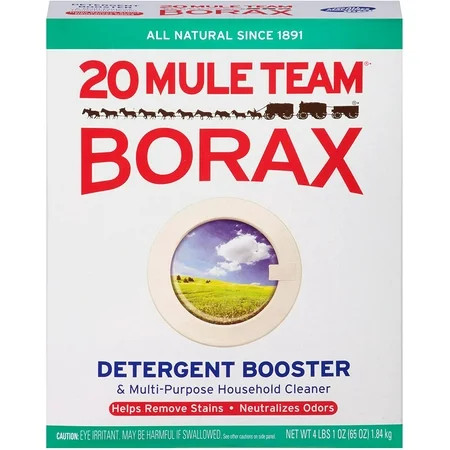 (2 pack) 20 Mule Team All Natural Borax Laundry Detergent Booster & Multi-Purpose Household Cleaner, 65 Ounce | Walmart (US)