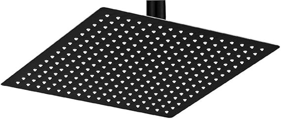 BESy 12 Inch Rain Shower Head, 12" Square Rainfall & High Pressure Stainless Steel Bath Showerhea... | Amazon (US)