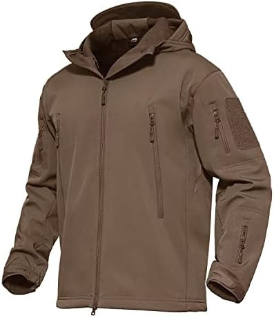 MAGCOMSEN Men's Jacket Tactical Performance Waterproof Softshell Jackets Fleece Lined Ski Snow Wi... | Amazon (US)