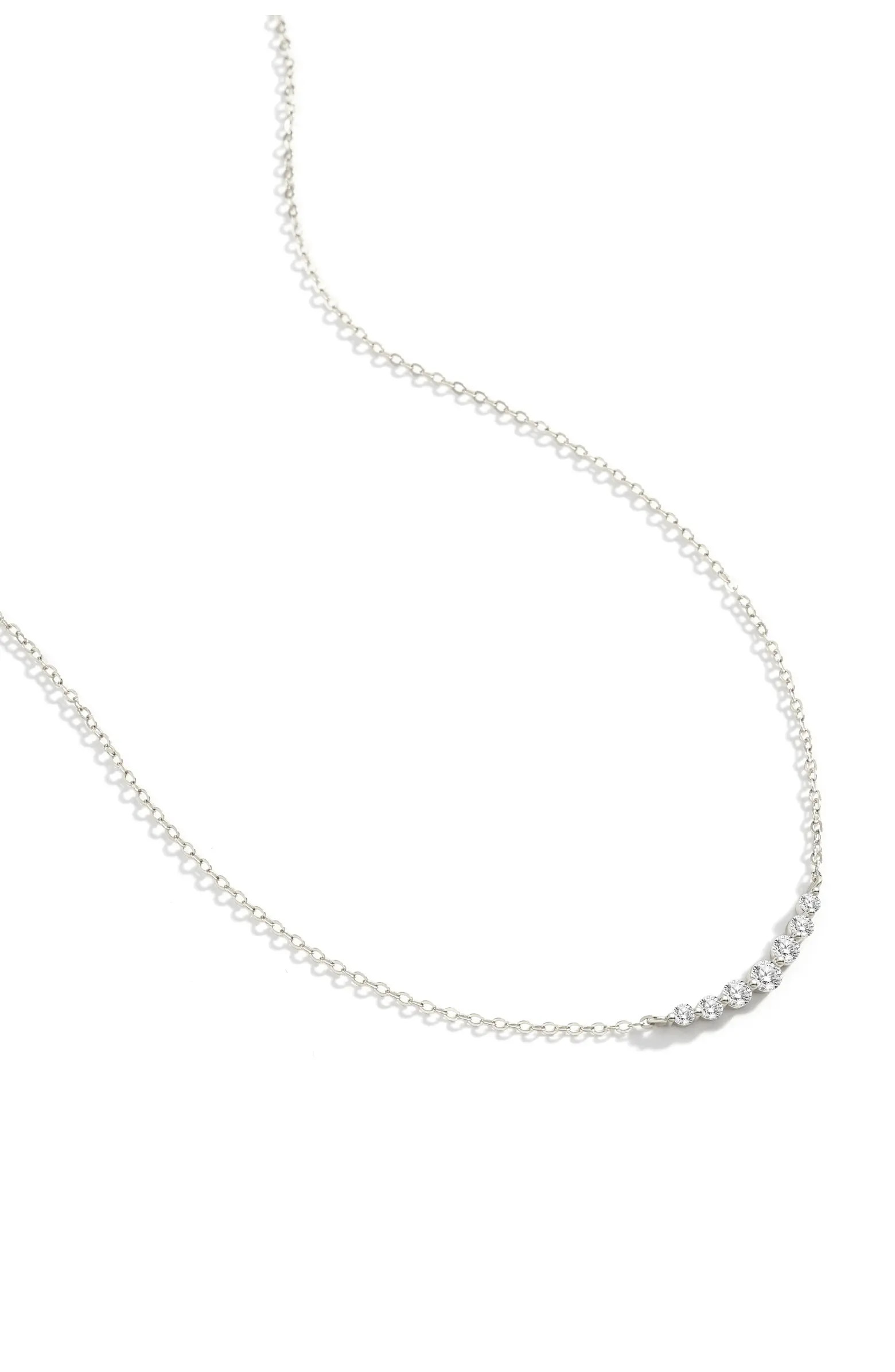 Classic Arc Cubic Zirconia Necklace | Nordstrom