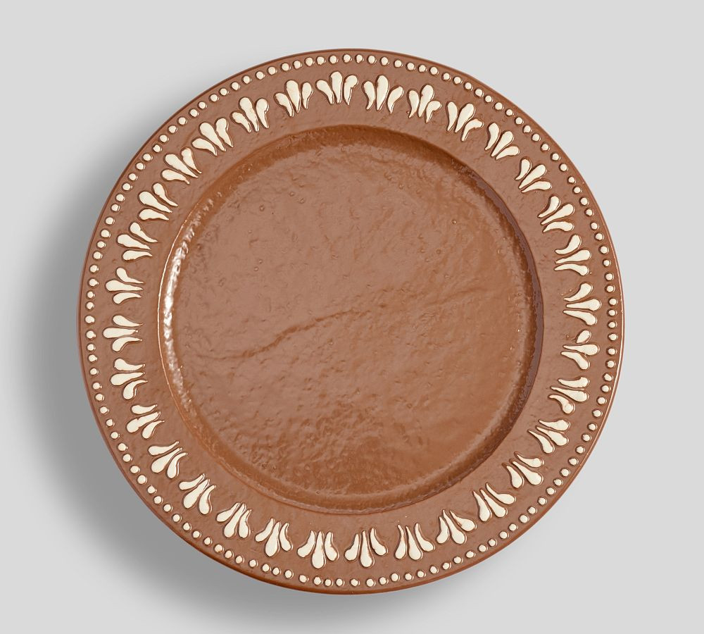 Gingerbread Stoneware Charger Plates | Pottery Barn (US)