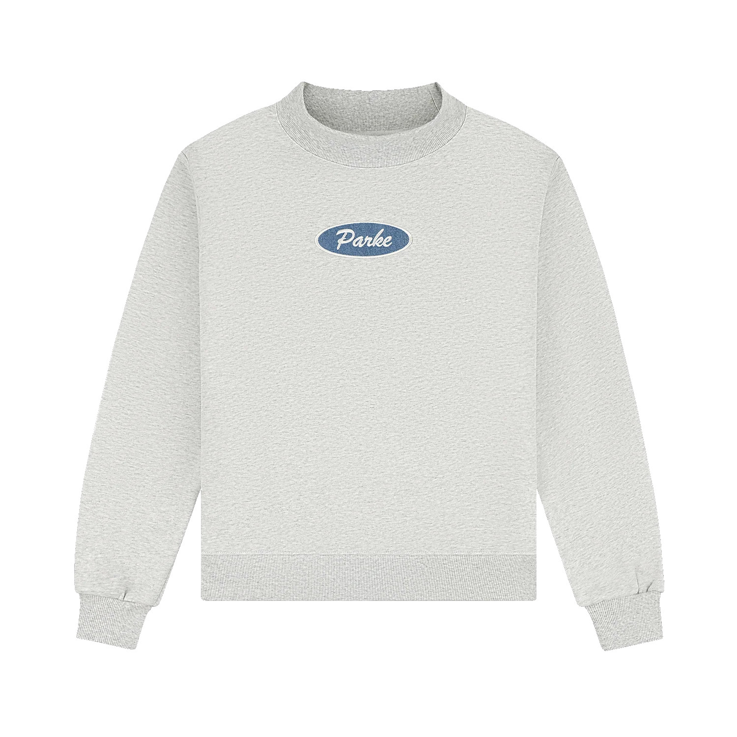 Signature Patch Mockneck - Classic Grey | Parke