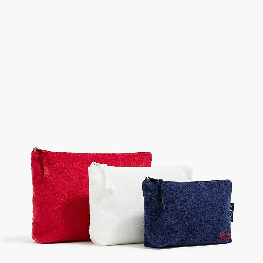 Terry pouch set three-pack | J.Crew Factory