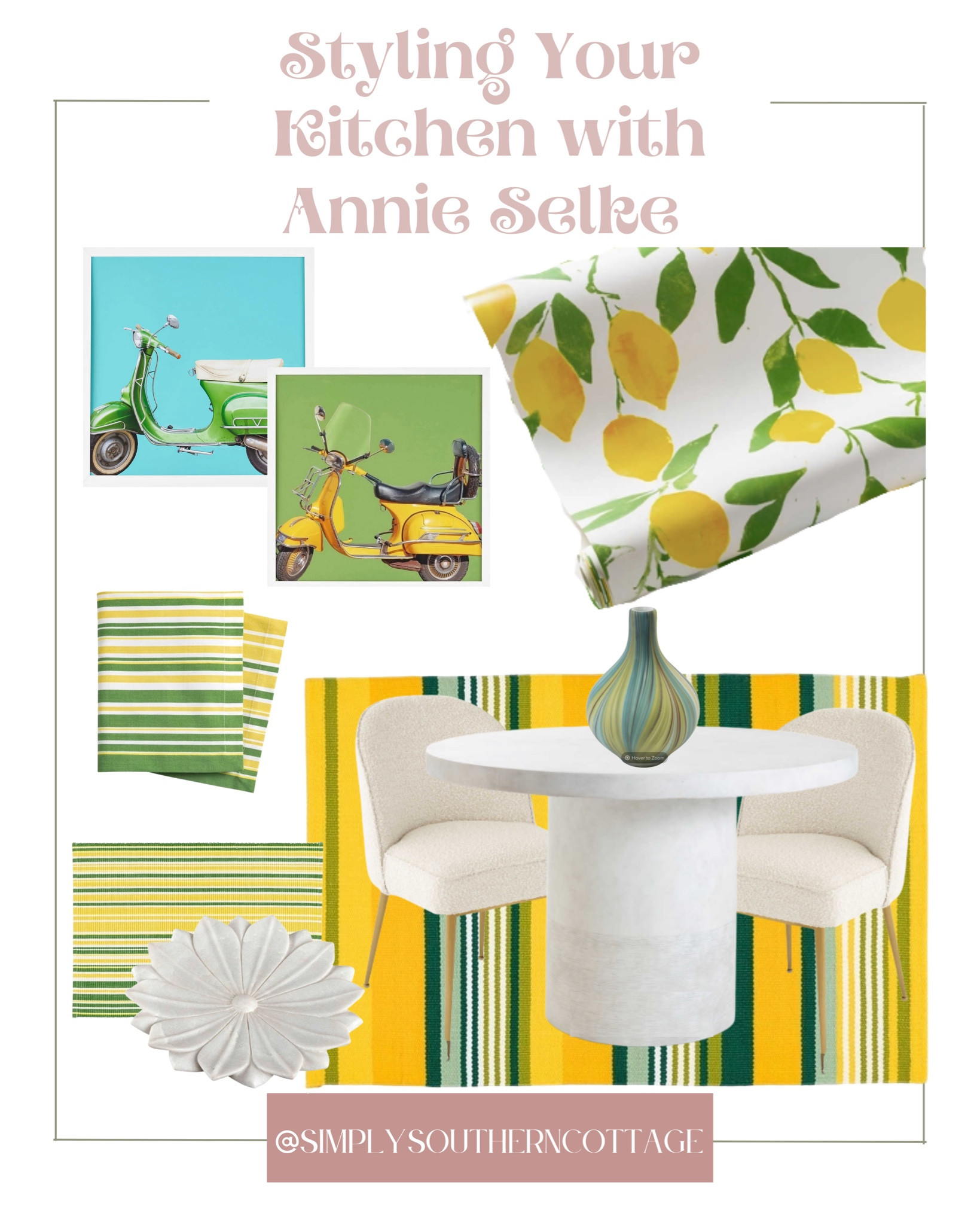 styling a kitchen with annie selke / annie selke home decor / annie selfie hole furniture/ annie selke room inspiration / annie selke rug / annie selke dining room table set / annie selke wallpaper 

#LTKsalealert #LTKSeasonal #LTKhome
