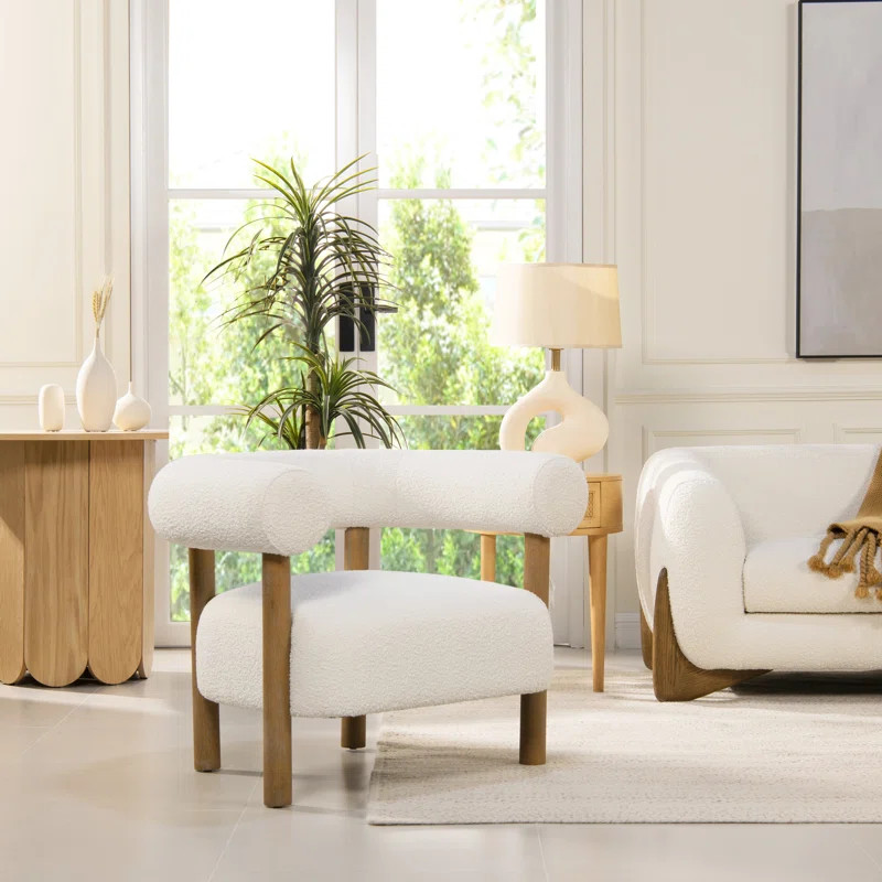 Terrence Upholstered Barrel Chair | Wayfair North America