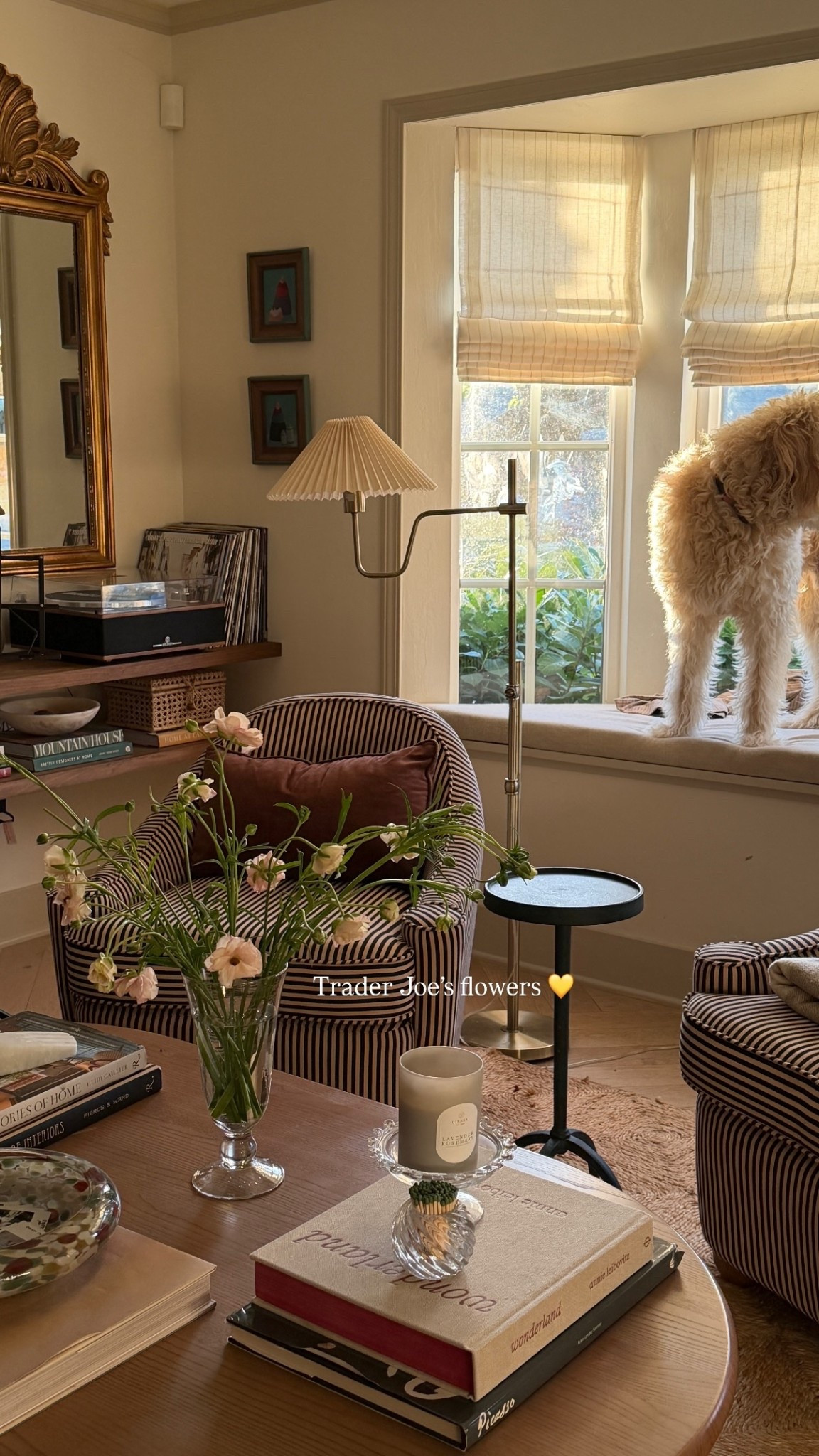 Trader Joe’s flowers in my favorite vase💛