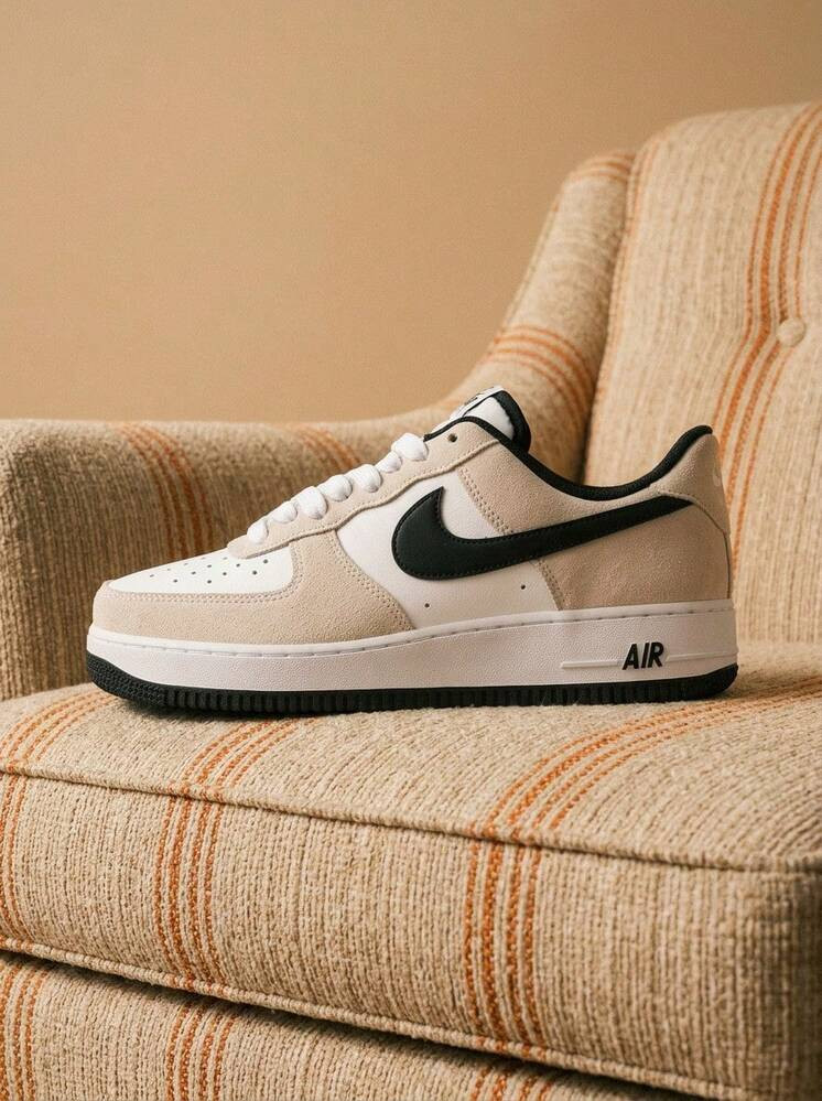 Nike Men Sneakers Sweat Absorption Breathable Sun Protection Windproof Spring Versatile Logo Solid Good Elasticity Easy To Wash Quick Dry Sports Outdoor Running Daily School Men Beige Black White IB6388-100 | SHEIN