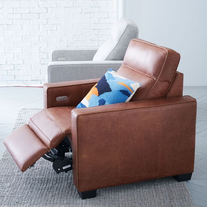Henry® Leather Power Recliner Chair | West Elm (US)