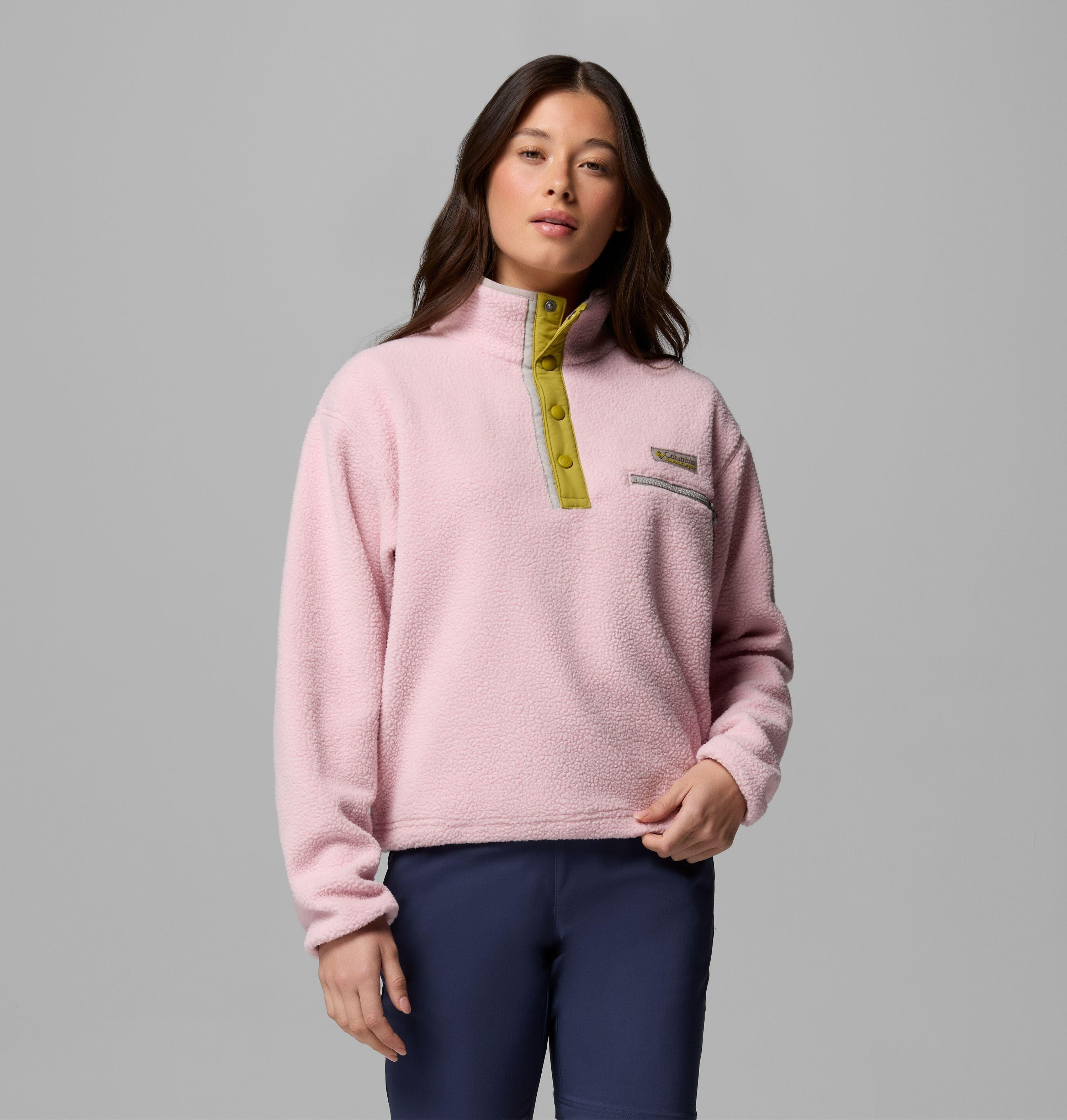 Women's Helvetia II Cropped Half Snap Fleece Pullover | Columbia Sportswear