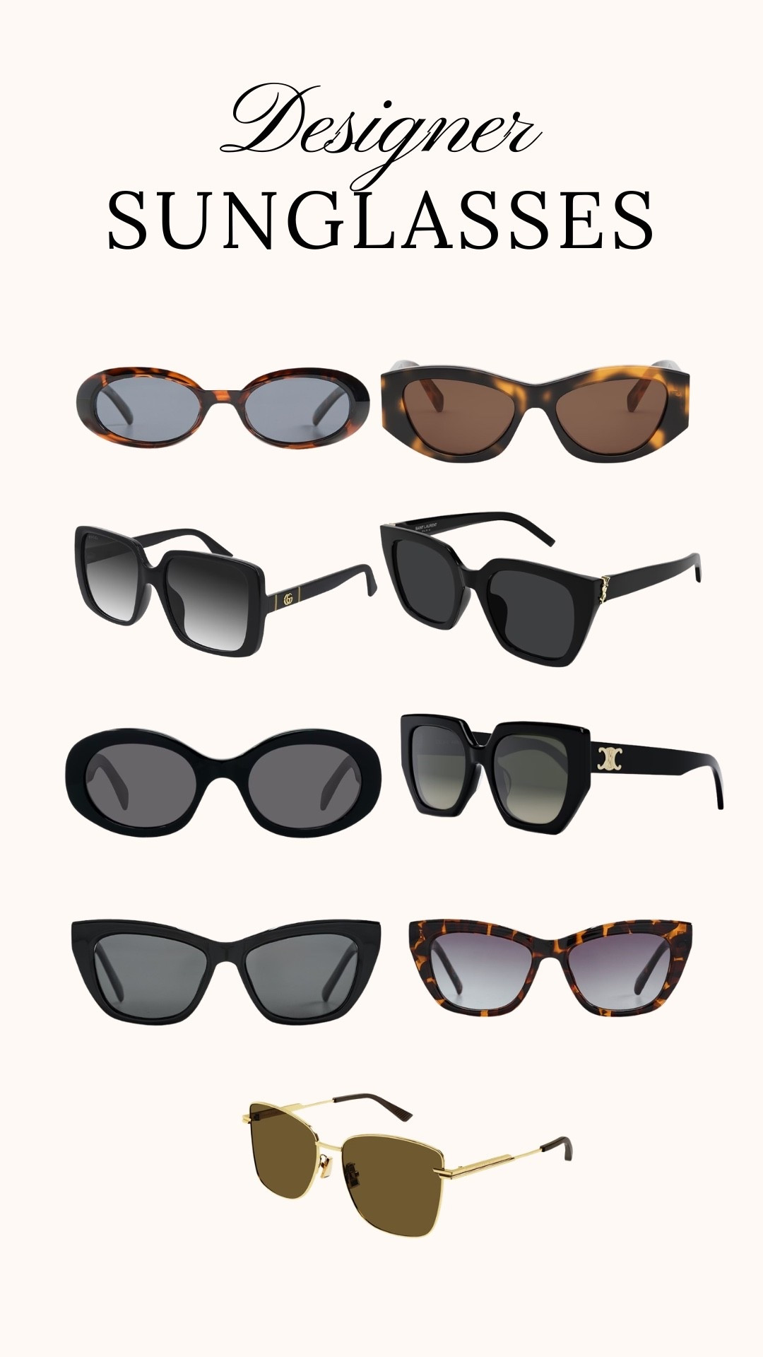Designer sunnies I love!
