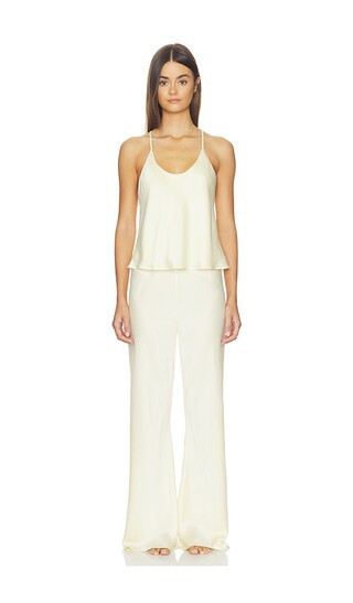 LUNYA Washable Silk - Bias Cami Pant Set in Yellow. - size XS | Revolve Clothing (Global)