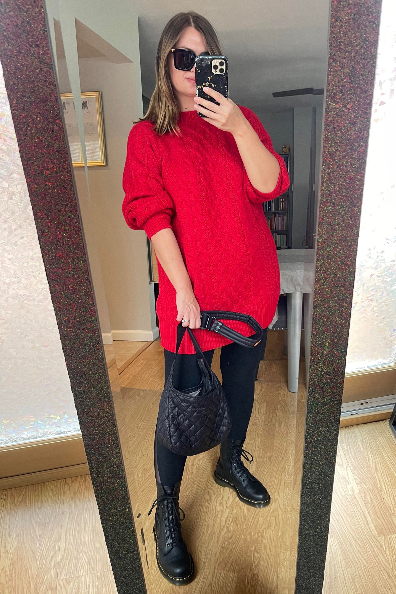 Fall ready! Cute fall outfit sweater and leggings Dr Marten boots Crossbody bag 

#LTKmidsize #LTKHoliday #LTKfindsunder50