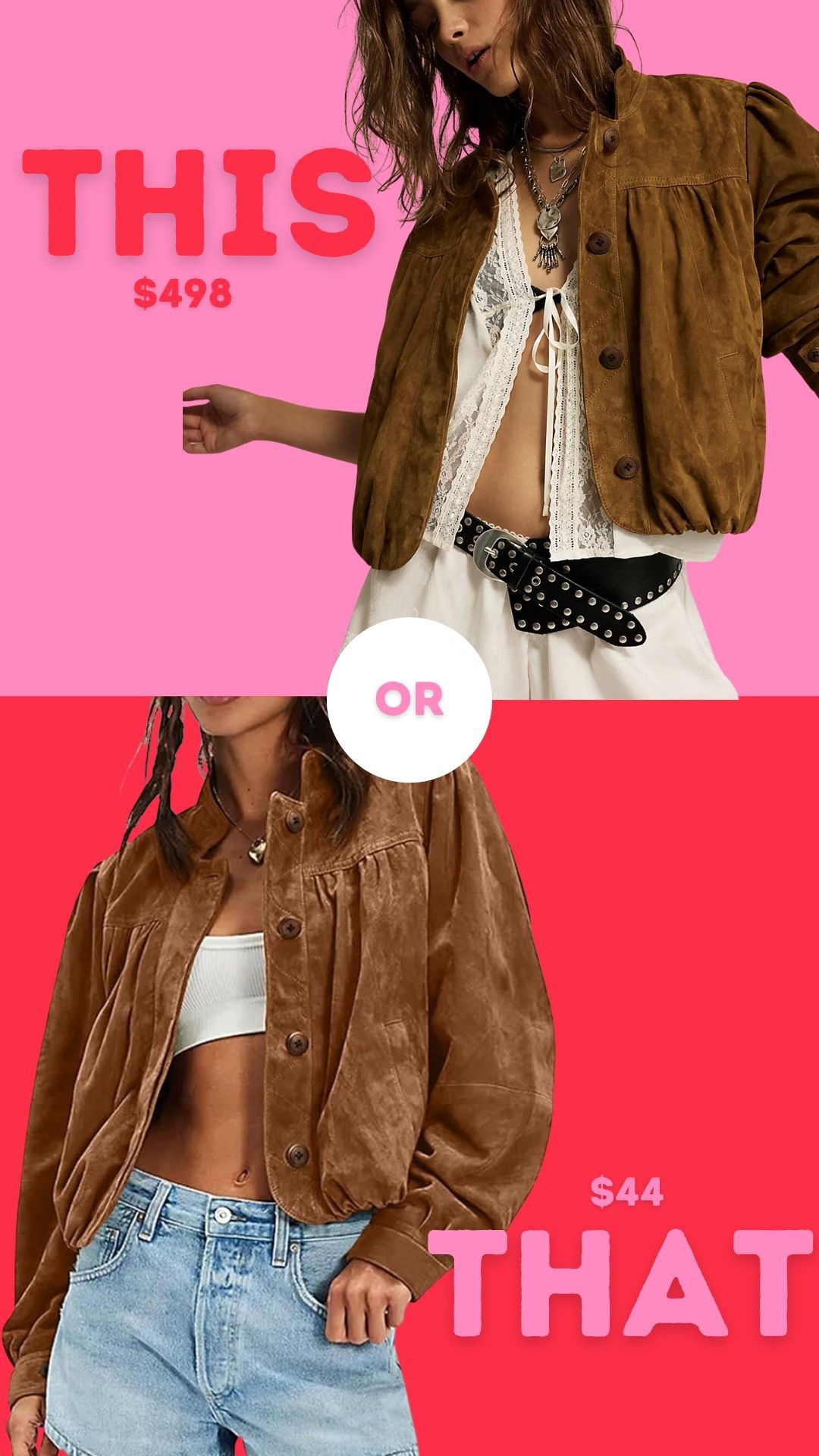 this or that suede jackets … 

#LTKSeasonal #LTKFindsUnder50 #LTKStyleTip