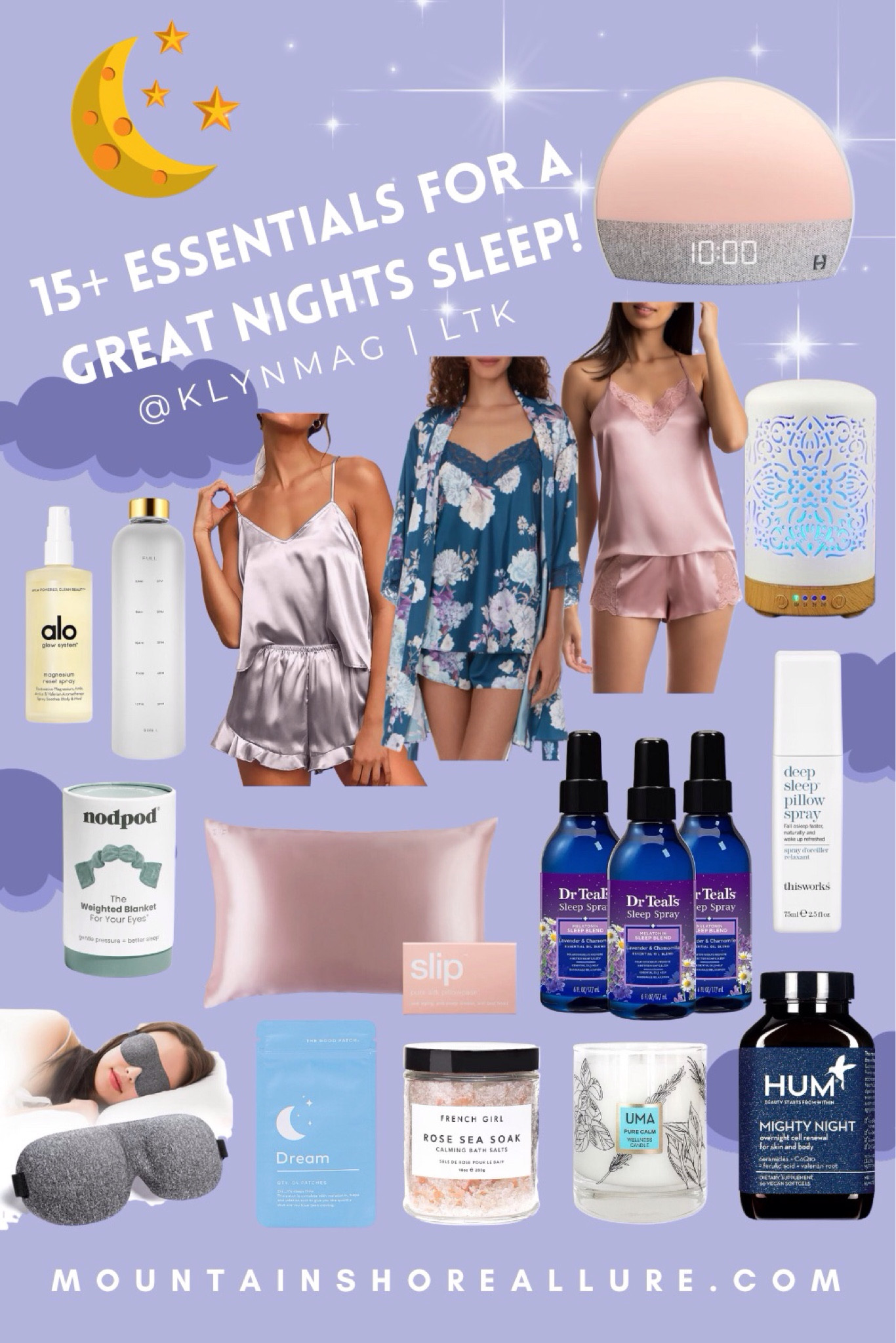 Essentials for a great nights sleep! Loving the Dr. Teal’s spray!! Great gift ideas!

Sleep aesthetic, bedtime aesthetic, beauty sleep, sleep shorts, pajama set, sleep beauty, sleep essential oils diffuser, sleep aids for adults, melatonin, sleep spray, hatch alarm clock 

#LTKGiftGuide #LTKFindsUnder50 #LTKFindsUnder100