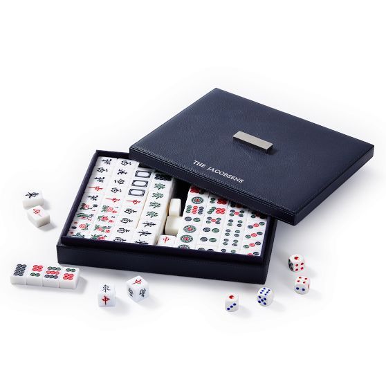 Leather Mahjong Game Set | Mark and Graham