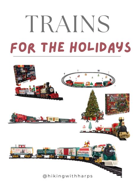 Christmas tree trains for the holidays! 

#LTKHoliday #LTKGiftGuide #LTKSeasonal