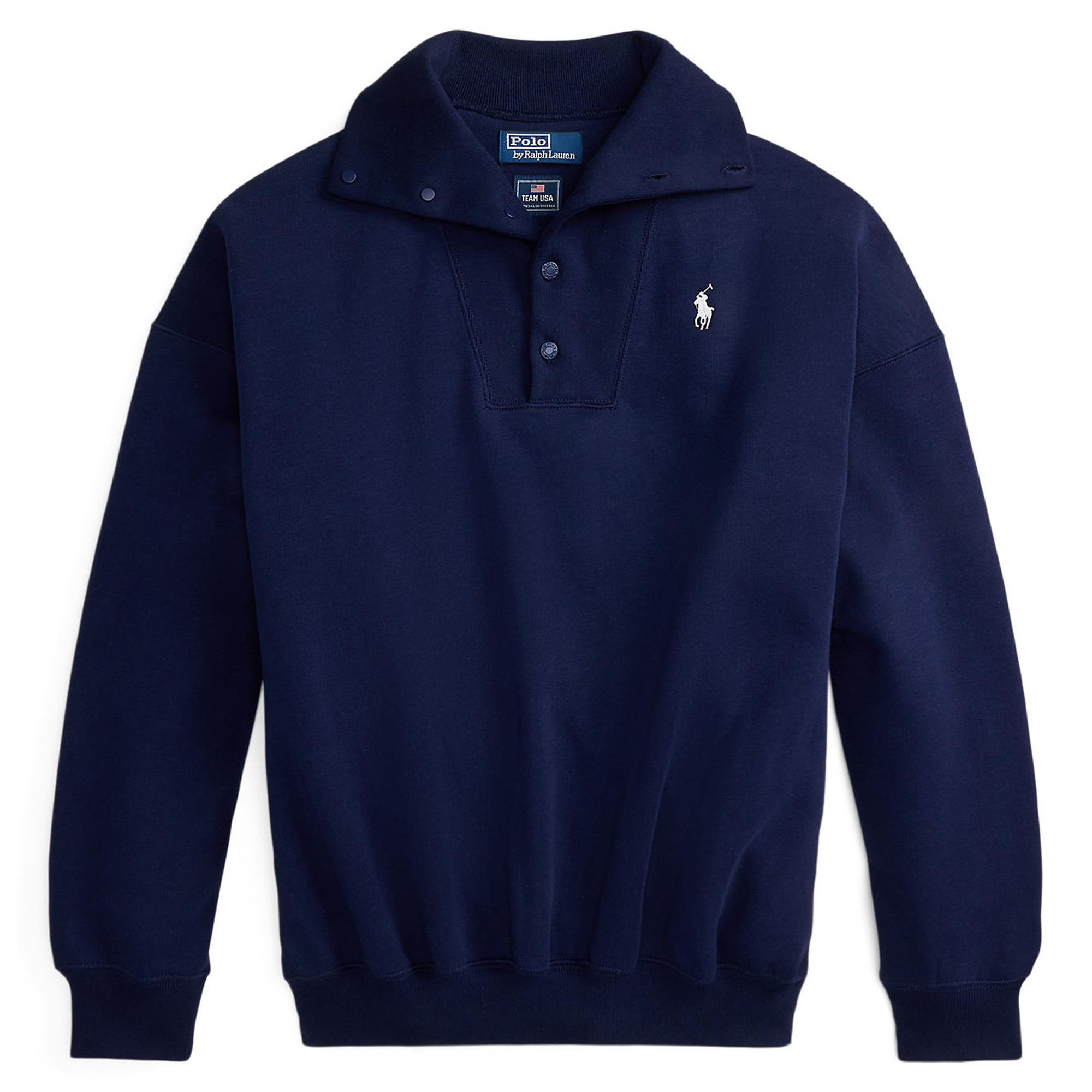 Women's Polo Ralph Lauren Team USA Fleece Buttoned Mockneck | Fanatics
