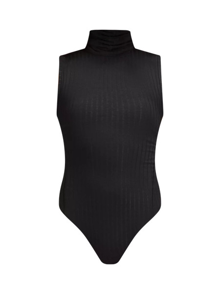 Ribbed Wool Turtleneck Sleeveless Bodysuit | Women's Bodysuits | lululemon | Lululemon (US)