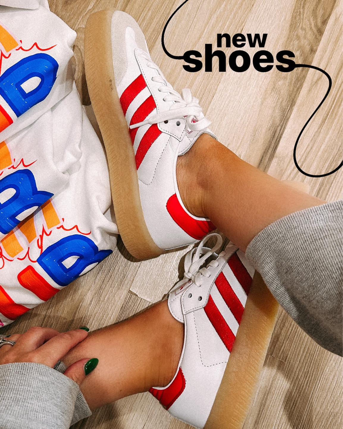 was I influenced? maybe. am I mad about it? ABSOLUTELY NOT. these are PERFECTTTTT for spring and summer and I love the pop of red!!!!! NO IDEA WHY THE PIC IS OF SOCKS LOLZ — it’s the link to the shoes, promise! 

#LTKshoecrush #LTKU #LTKstyletip