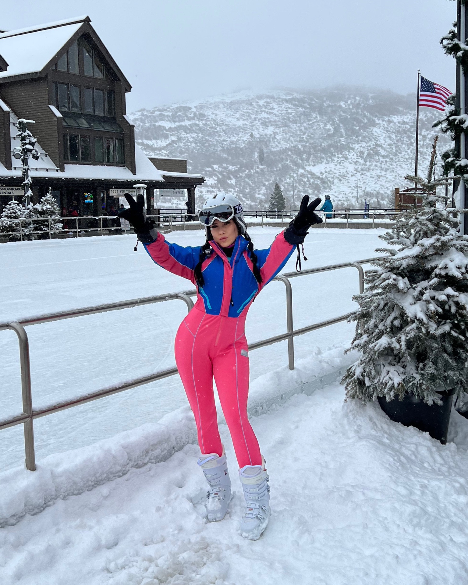 Apres in this onesie! Ski snow suit. 80s one piece snow suit❄️ this exact style is sold out but I tagged similar styles from the company I purchased from! Great prices, well made and kept me warm all afternoon on the slopes.♥️

#LTKSeasonal #LTKtravel #LTKHoliday