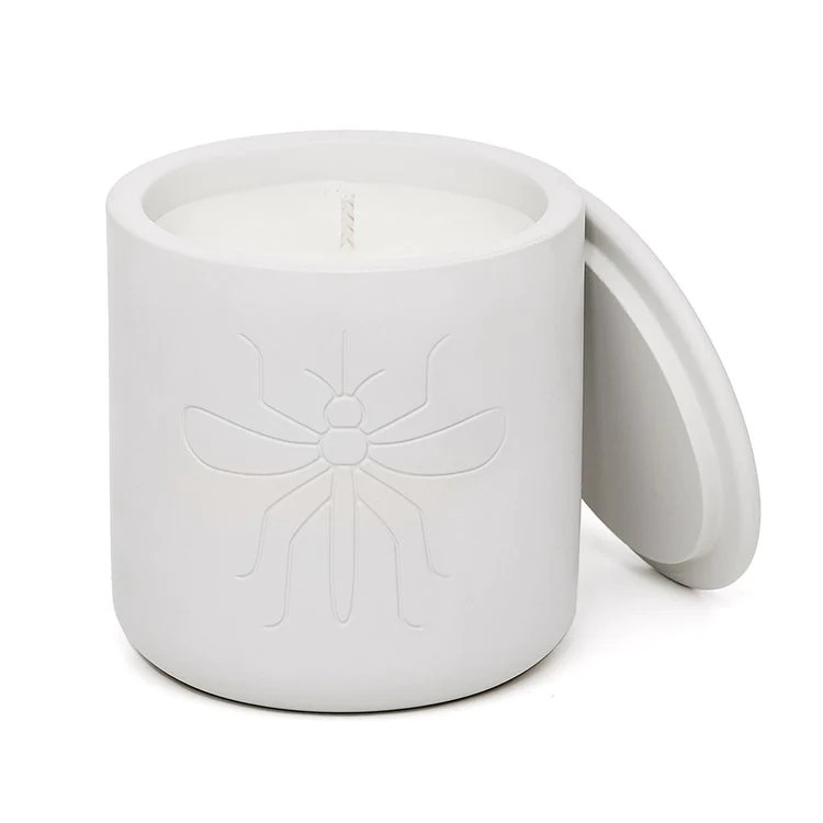 Mojave Suede Modern Citronella Candle | Megan Molten