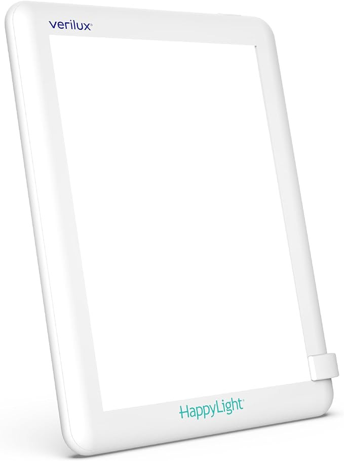 Verilux HappyLight Lucent - One-Touch Light Therapy Lamp with 10,000 Lux, UV-Free, LED Bright Whi... | Amazon (US)