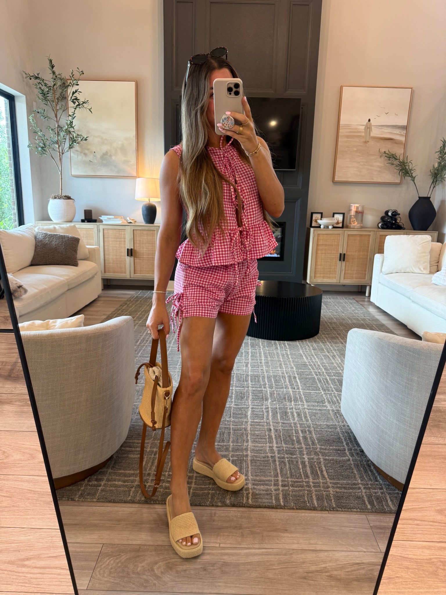 Color: hot pink-plaid
Size: medium

#LTKSaleAlert #LTKmomlife #LTKootd