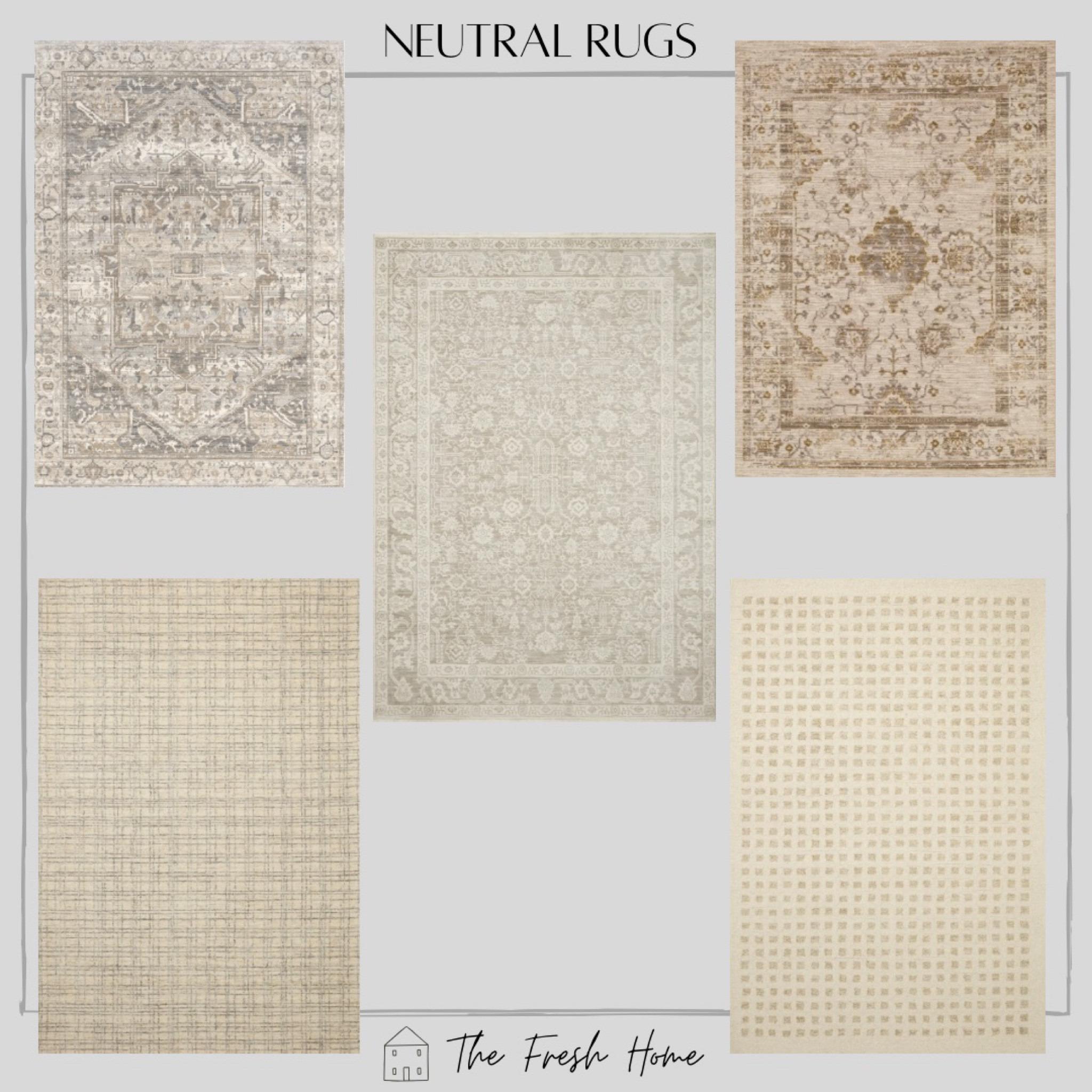 Neutral rugs. Amber Interiors. Target. Chris loves Julia. #homedecor #rug 

#LTKhome #LTKstyletip
